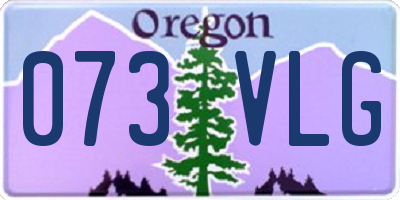 OR license plate 073VLG