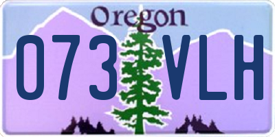 OR license plate 073VLH