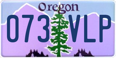 OR license plate 073VLP
