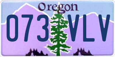 OR license plate 073VLV