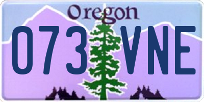 OR license plate 073VNE