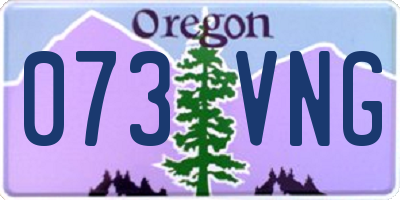 OR license plate 073VNG