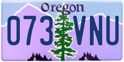 OR license plate 073VNU