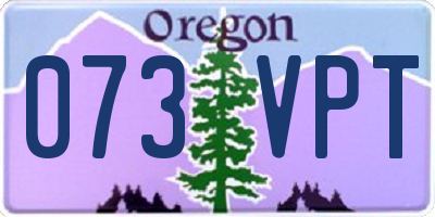 OR license plate 073VPT
