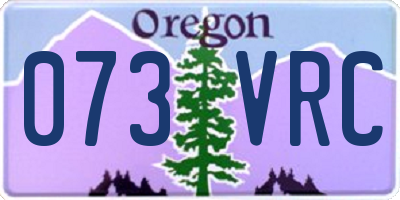 OR license plate 073VRC