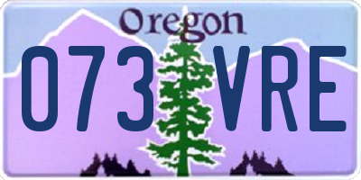 OR license plate 073VRE