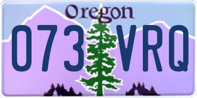 OR license plate 073VRQ