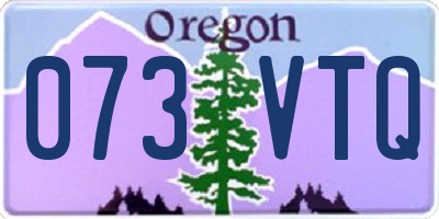 OR license plate 073VTQ