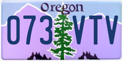 OR license plate 073VTV