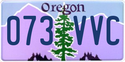 OR license plate 073VVC