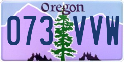 OR license plate 073VVW