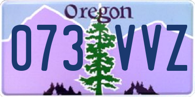 OR license plate 073VVZ