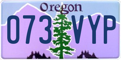 OR license plate 073VYP