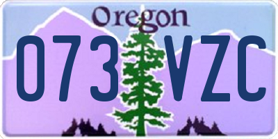 OR license plate 073VZC
