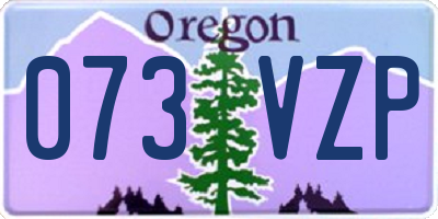 OR license plate 073VZP