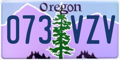 OR license plate 073VZV