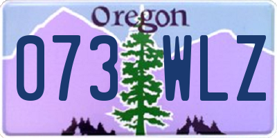 OR license plate 073WLZ