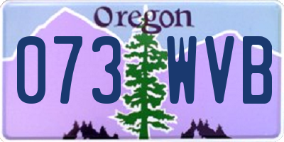 OR license plate 073WVB