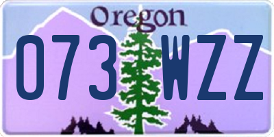 OR license plate 073WZZ