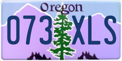 OR license plate 073XLS