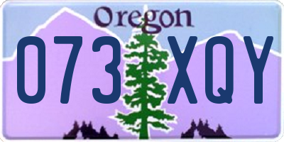 OR license plate 073XQY
