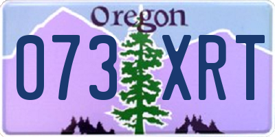OR license plate 073XRT