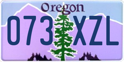 OR license plate 073XZL