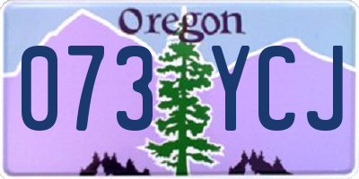 OR license plate 073YCJ