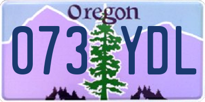 OR license plate 073YDL
