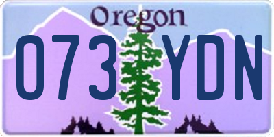 OR license plate 073YDN