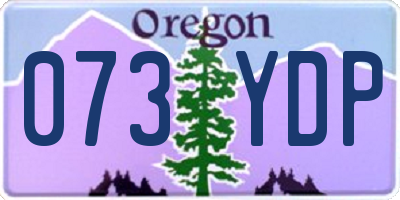 OR license plate 073YDP