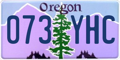 OR license plate 073YHC