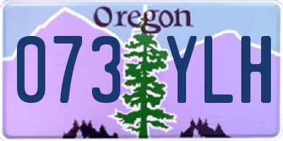 OR license plate 073YLH