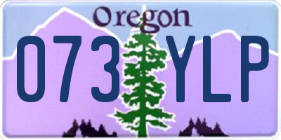 OR license plate 073YLP