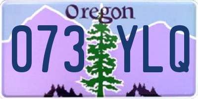 OR license plate 073YLQ