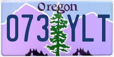 OR license plate 073YLT