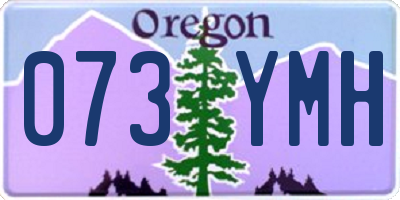 OR license plate 073YMH