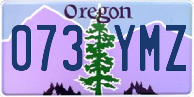 OR license plate 073YMZ