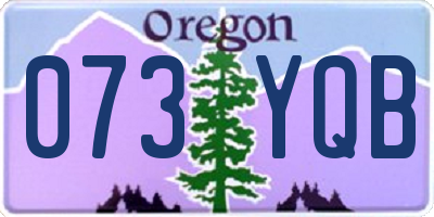 OR license plate 073YQB