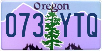OR license plate 073YTQ