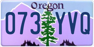 OR license plate 073YVQ