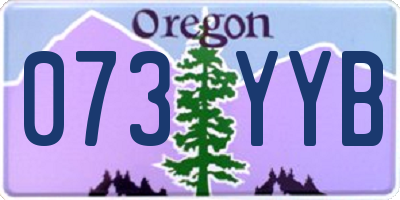 OR license plate 073YYB