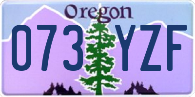 OR license plate 073YZF