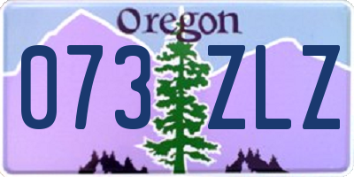 OR license plate 073ZLZ