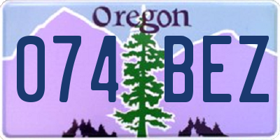 OR license plate 074BEZ