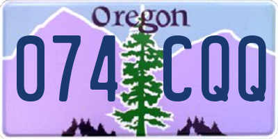 OR license plate 074CQQ