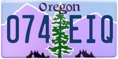 OR license plate 074EIQ