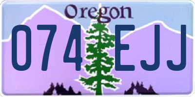 OR license plate 074EJJ