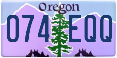 OR license plate 074EQQ