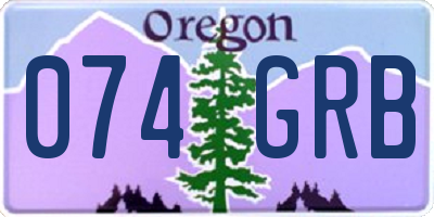 OR license plate 074GRB